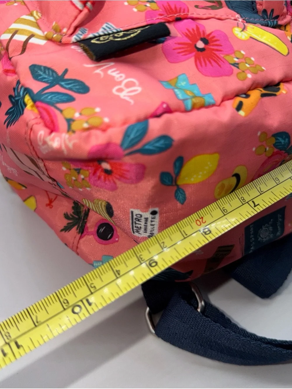 LeSportsac Small Edie Backpack   Pink / Multicolor Bon Voyage Lightweight